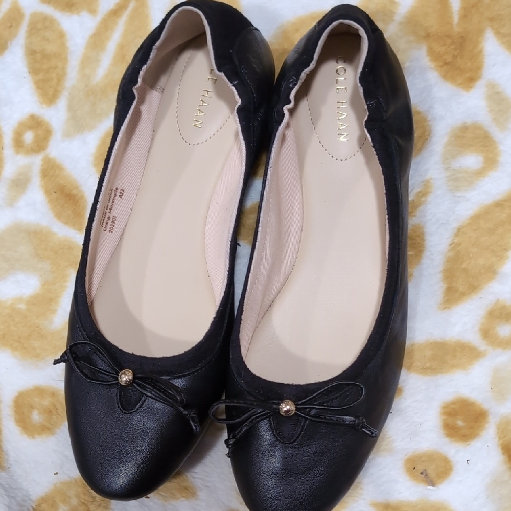 Cole Haan Black Ballet Flats Women’s Size 7 NEW